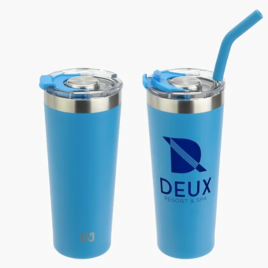 NAYAD® Trouper 22 oz Stainless Double-wall Vacuum Insulated Tumbler with Straw — view 3