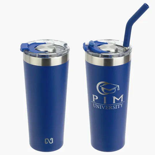 NAYAD® Trouper 22 oz Stainless Double-wall Vacuum Insulated Tumbler with Straw — view 5