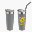 NAYAD® Trouper 22 oz Stainless Double-wall Vacuum Insulated Tumbler with Straw — view 4