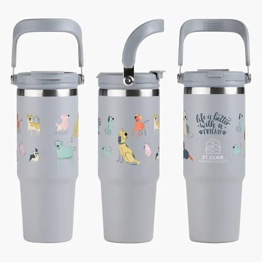 SENSO® Venture DuoFlow 30 oz Vacuum Insulated Stainless Steel Travel Tumbler — view 3