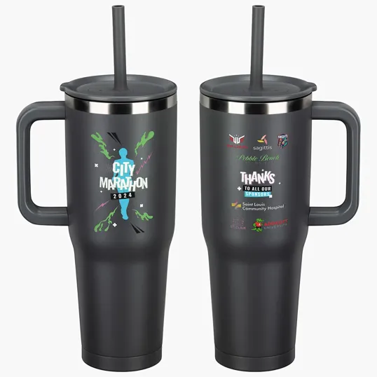 SENSO® Summit 40 oz Insulated Stainless Steel Travel Mug — view 4