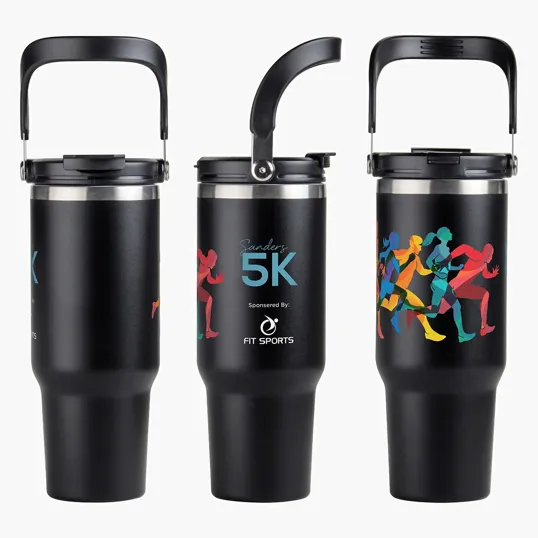 SENSO® Venture DuoFlow 40 oz Vacuum Insulated Stainless Steel Travel Tumbler — view 2