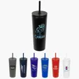 Ariel Bradford 24 oz Vacuum Insulated Stainless Steel Tumbler with Straw