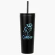 Ariel Bradford 24 oz Vacuum Insulated Stainless Steel Tumbler with Straw — view 2