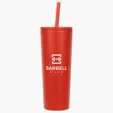 Ariel Bradford 24 oz Vacuum Insulated Stainless Steel Tumbler with Straw — view 7