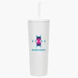 Ariel Bradford 24 oz Vacuum Insulated Stainless Steel Tumbler with Straw — view 8