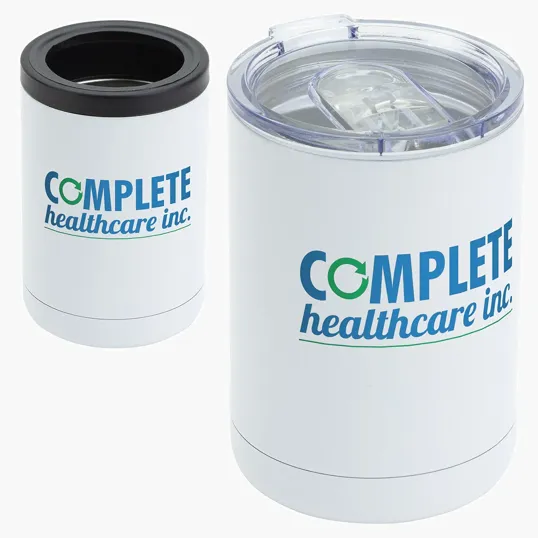 Coventry 12 oz Vacuum Insulated Stainless Steel Tumbler with Can Cooler — view 5