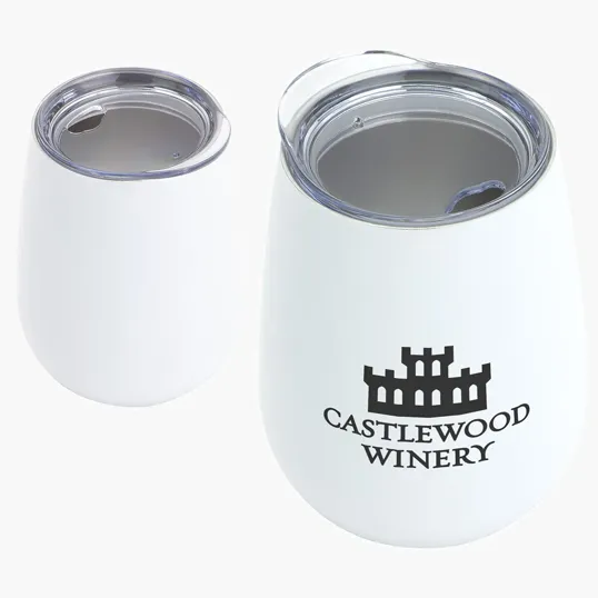 Ariel Cabernet 10 oz Vacuum Insulated Stainless Steel Wine Goblet — view 5