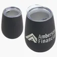 Ariel Cabernet 10 oz Vacuum Insulated Stainless Steel Wine Goblet — view 2