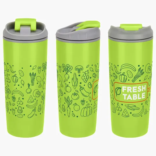 Ariel Olympia 17 oz Stainless Steel Tumbler with Flip Top Lid — view 4