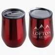 Ariel Onyx 12 oz Stainless Steel Wine Goblet — view 4