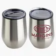 Ariel Onyx 12 oz Stainless Steel Wine Goblet — view 5