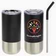 Ariel Oxford 16 oz Stainless Steel Tumbler with Straw — view 2