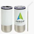 Ariel Oxford 16 oz Stainless Steel Tumbler with Straw — view 5