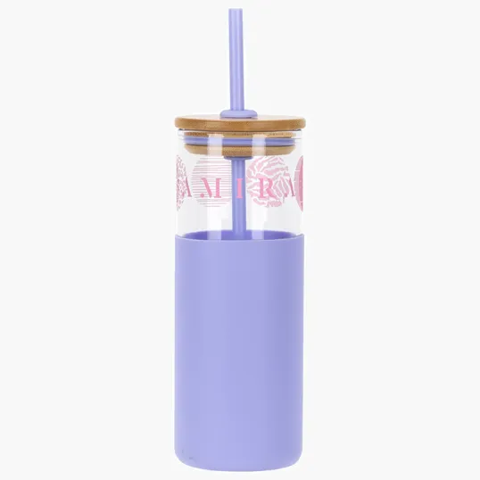 Stirling 18 oz Glass Tumbler with Silicone Sleeve & PP Straw — view 5