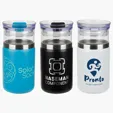 Ariel Tamari 12 oz Glass Tumbler & Vacuum Insulated Cooler