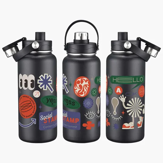 Ariel Bresso 34 oz Vacuum Insulated Bottle with Twist Top Spout — view 2