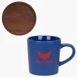 Circo 16 oz Ceramic Mug with Wooden Lid — view 3