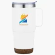 Cortina 24 oz Vacuum Insulated Travel Mug with Cork Base — view 5