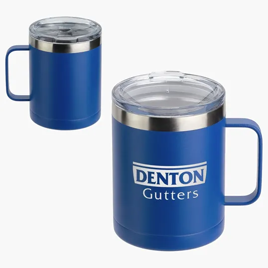 Ceva 14 oz Copper-Coated Powder-Coated Insulated Mug — view 3