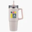 Milo 30 oz Vacuum Insulated Stainless Steel Mug with Straw — view 6