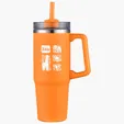 Milo 30 oz Vacuum Insulated Stainless Steel Mug with Straw — view 8