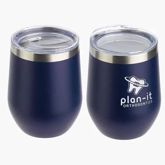 Ariel Pero 12 oz Copper-Lined Powder-Coated Insulated Goblet — view 2