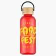 Sanzio 21 oz RPET Bottle with Bamboo Lid — view 4