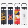 Ariel Senago 30 oz Vacuum Insulated Stainless Steel Bottle with Built-in Straw
