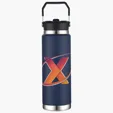 Ariel Senago 30 oz Vacuum Insulated Stainless Steel Bottle with Built-in Straw — view 3