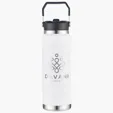 Ariel Senago 30 oz Vacuum Insulated Stainless Steel Bottle with Built-in Straw — view 5