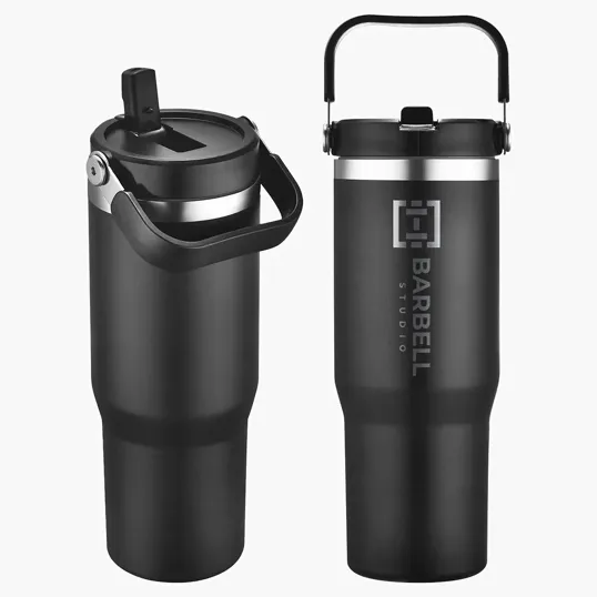 Tollara 30 oz Vacuum Insulated Tumbler with Flip Top Spout — view 2