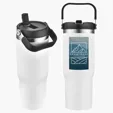 Tollara 30 oz Vacuum Insulated Tumbler with Flip Top Spout — view 6