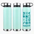 Turin 20 oz Vacuum Insulated Stainless Steel Bottle with Twist Cap — view 5