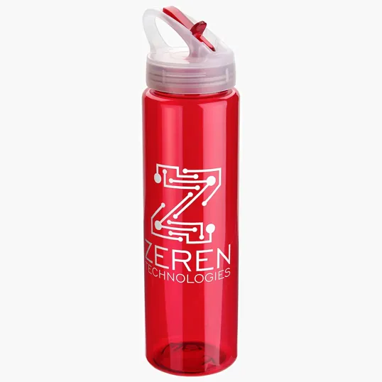 Ariel Velo 32 oz PET Bottle with Flip-Up Lid — view 5