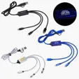 Traverse 3-in-1 Charging Cable with LED Logo
