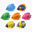 Lin Line Tropical Fish Stress Reliever