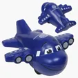 Large Airplane Polyurethane Stress Reliever — view 2