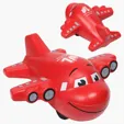 Large Airplane Polyurethane Stress Reliever — view 3