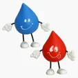 Lin Line Droplet Stress Reliever Figurine