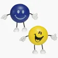 Lin Line Round Stress Reliever Figure