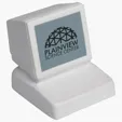 Lin Line Computer-Shaped Polyurethane Stress Reliever — view 4