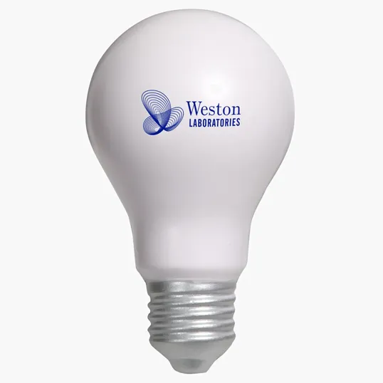 Lightbulb-Shaped Polyurethane Stress Reliever — view 3