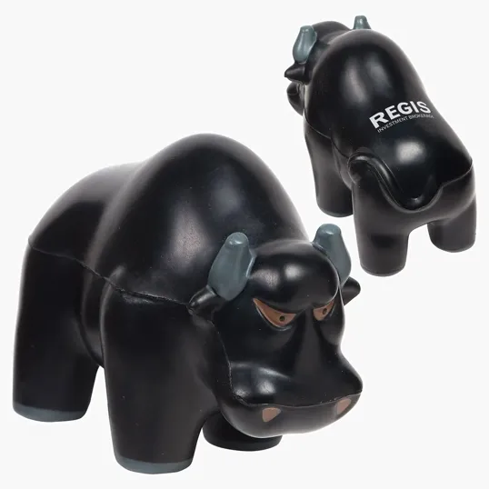 Lin Line Wall Street Bull Stress Reliever — view 2