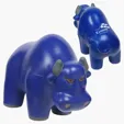 Lin Line Wall Street Bull Stress Reliever — view 3