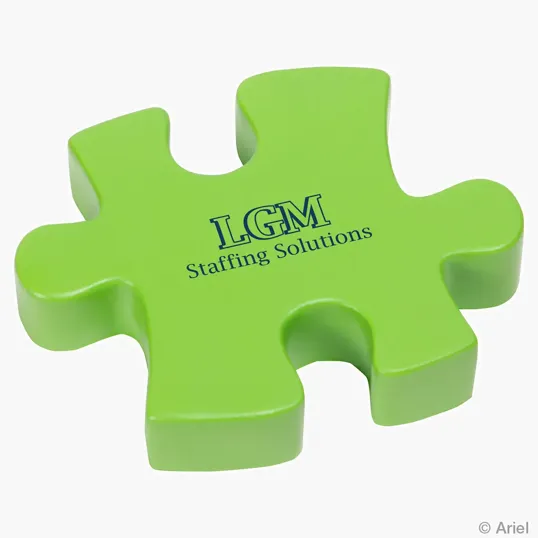 Lin Line Connecting Puzzle Piece Stress Reliever — view 3