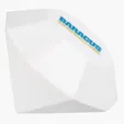 Lin Line Diamond Stress Reliever — view 3