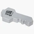 Key-Shaped Polyurethane Stress Reliever — view 4
