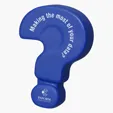 Lin Line Question Mark Stress Reliever — view 2