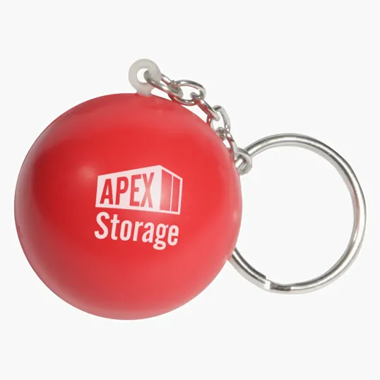 Lin Line Stress Ball Key Chain — view 4